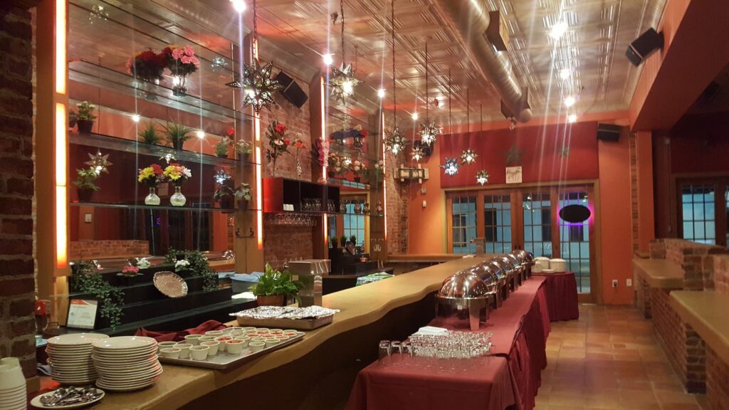 The dining room and bar at Curry Inne, Wildwood, NJ